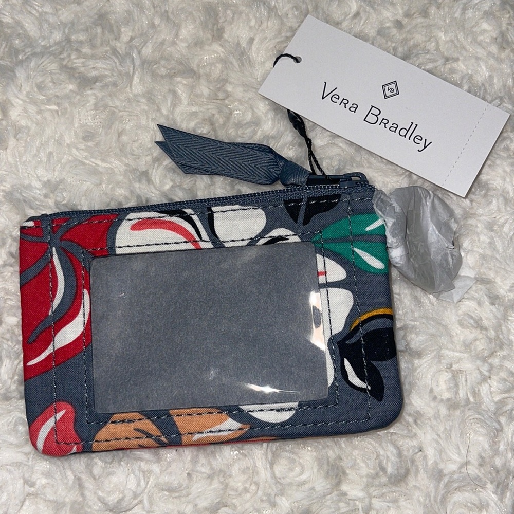 Vera Bradley Zip ID Case Coastal Paradise